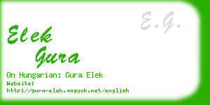 elek gura business card